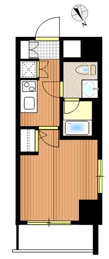中央区入船２丁目の賃貸マンションの間取り