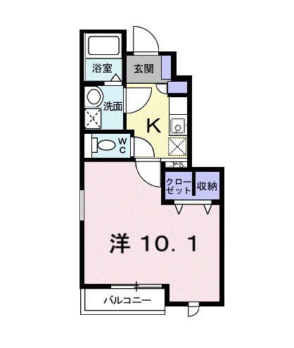 メゾン　アベイユⅡの間取り