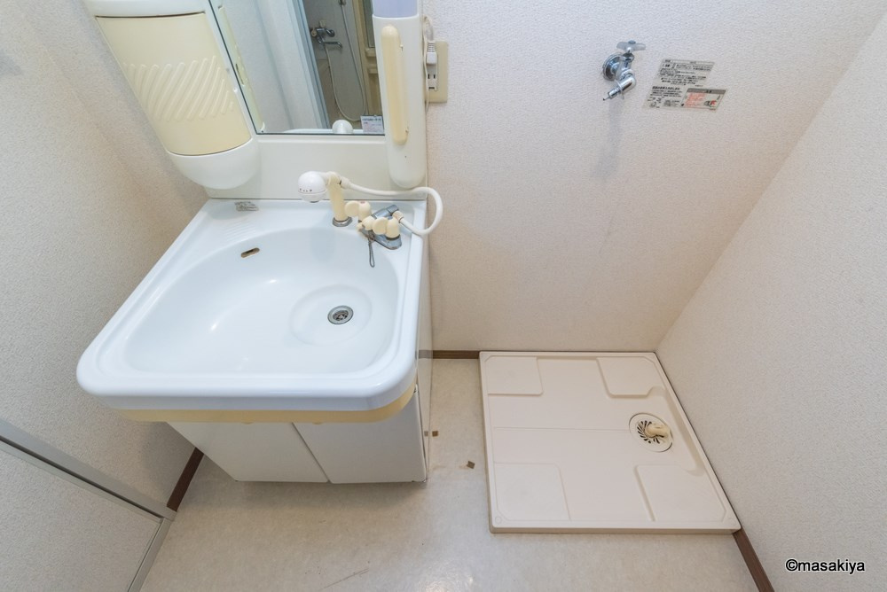セジュール8たなかの洗面所|洗面・脱衣　シャンプードレッサー付き。