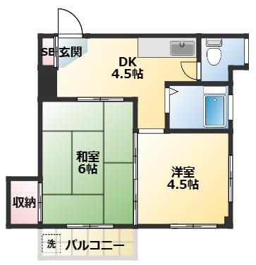 新力ハウス(シンリキ)の間取り