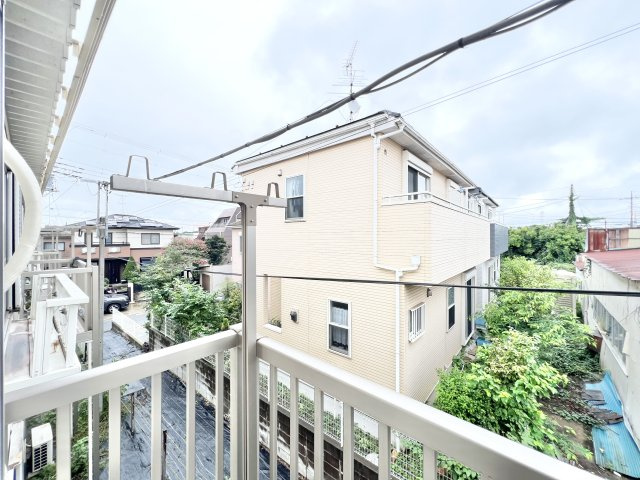 善ハイツの展望|日当たり良好