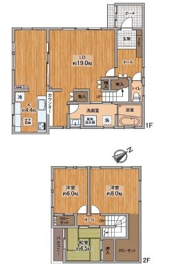新川西５条４丁目の間取り