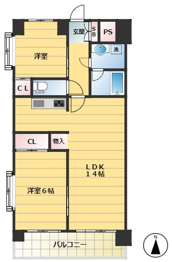 【間取り】 | フローラル東葛西Ⅲ