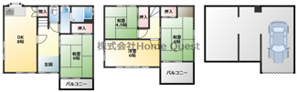 【間取り】 | 国分西2丁目貸家