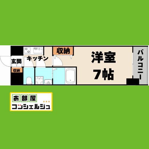 S-RESIDENCE茶屋ヶ坂の間取り