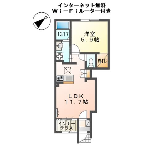 【間取り】 | ミモザ