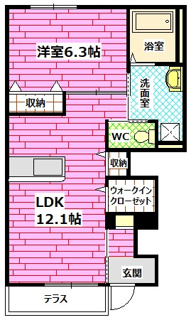 フォルマ　B棟の間取り