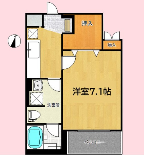 パールメゾン大宮の間取り