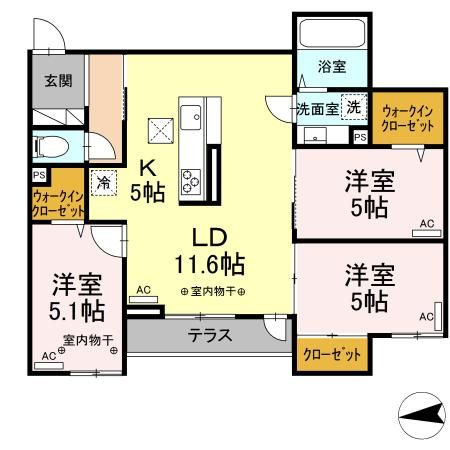 Regina宮町の間取り