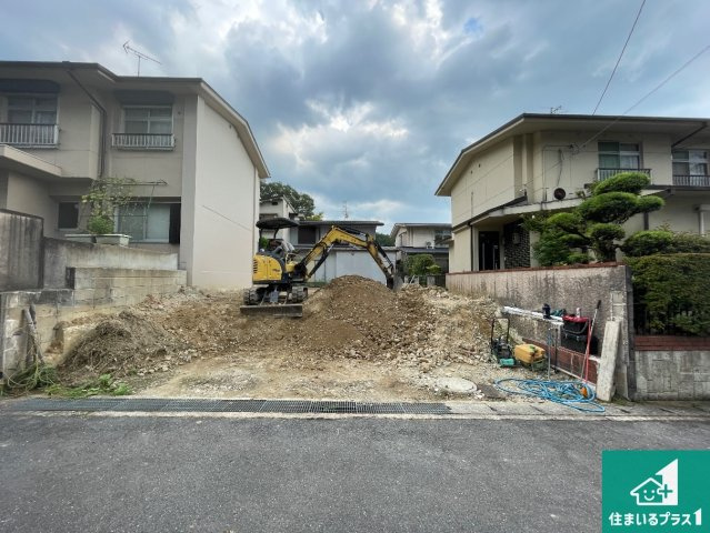 京都市伏見区醍醐勝口町　第1期　新築一戸建ての外観|周辺は落ち着いた街並みの住宅地！子育てがしやすい住環境です！まだ未完成ですが、現地でしかわからない事もございます。是非一度ご覧ください。
