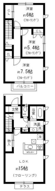 サウスソシアGの間取り