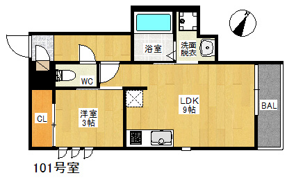 【間取り】 | Grandtic Park Side大橋