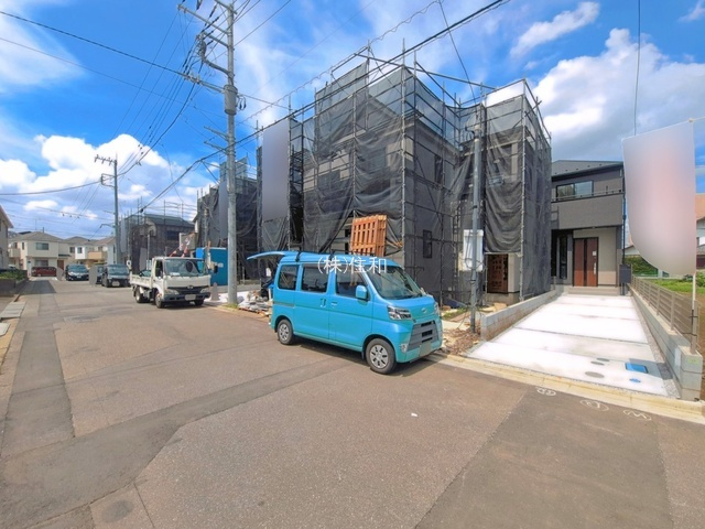 【新築分譲住宅】川越市砂新田29期の前面道路含む現地写真