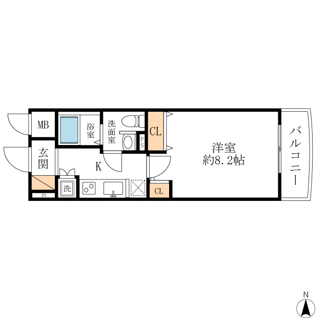 アヴァンティック天王洲の間取り