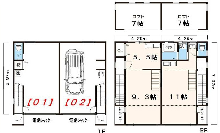茨木市豊川１丁目の倉庫の間取り
