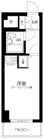 ライオンズマンション元浅草の間取り|間取りです。