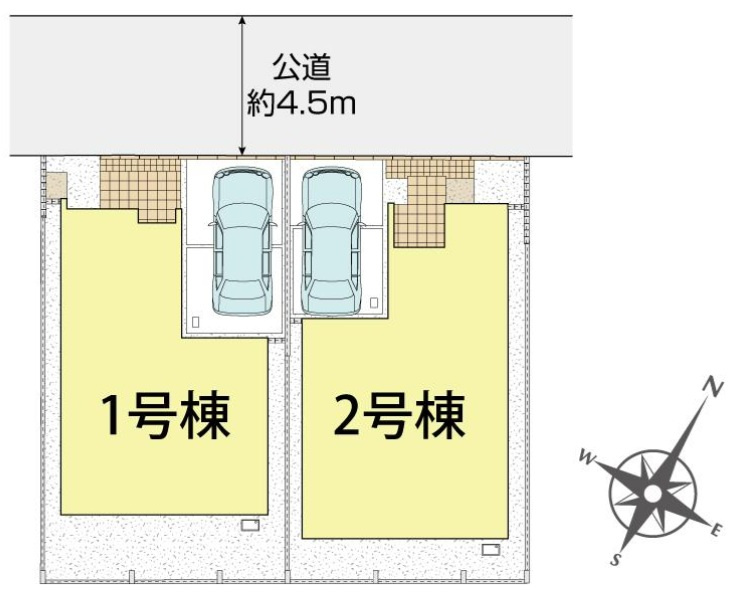 千葉市稲毛区長沼町2期の区画図