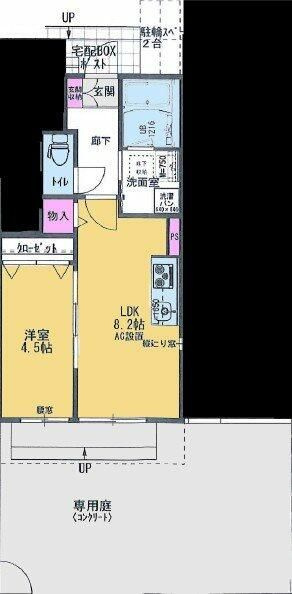 ＡＶＩＯＮ西国の間取り