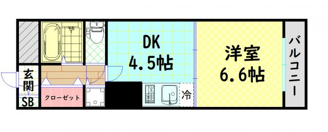 【間取り】 | プレサンス千日前通