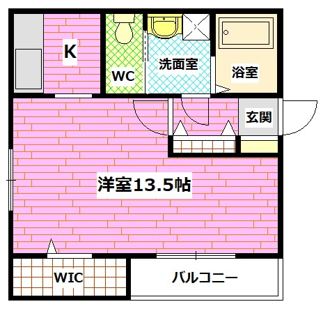 ブルートップ　C棟の間取り