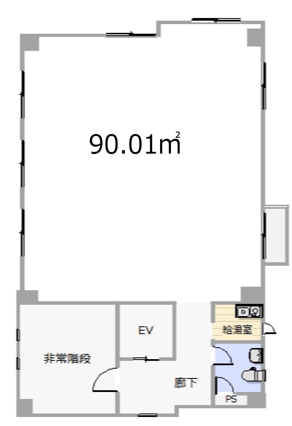 大阪市淀川区三津屋北１丁目の店舗事務所の間取り