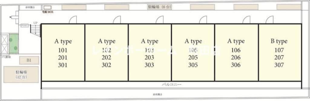 リブリ・MSTy※初期費用分割あと払いサービス利用可能物件の区画図