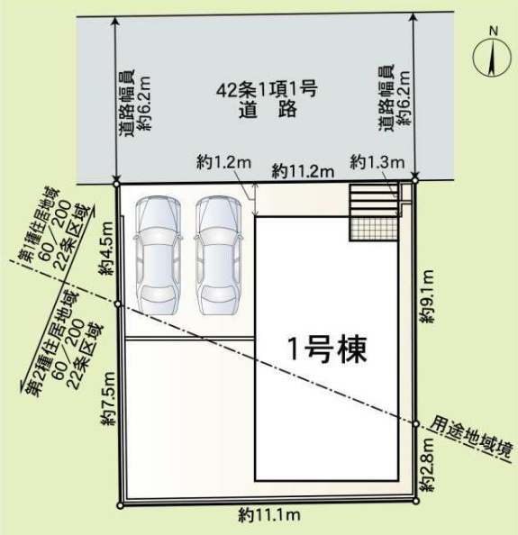 加古川市西神吉町岸 第5　　JR「宝殿駅」徒歩17分の区画図