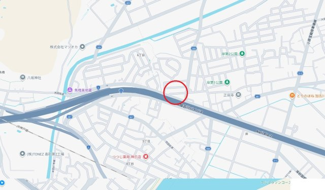 加古川市西神吉町岸 第5　　JR「宝殿駅」徒歩17分の地図