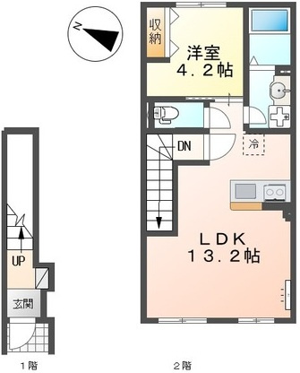 べルード篠山口の間取り