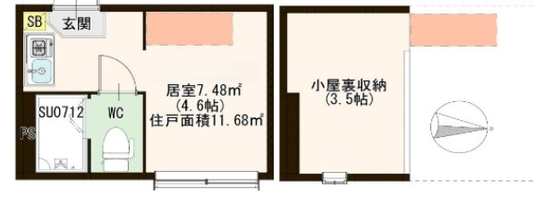 ジュエルコートキタセンジュの間取り