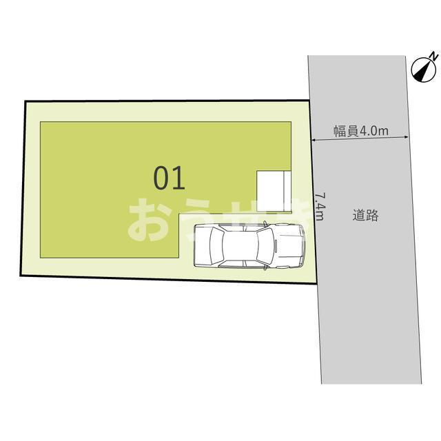 Ｓｕｍａｉ－ｔｏ横浜市磯子区岡村０１の区画図|配置図