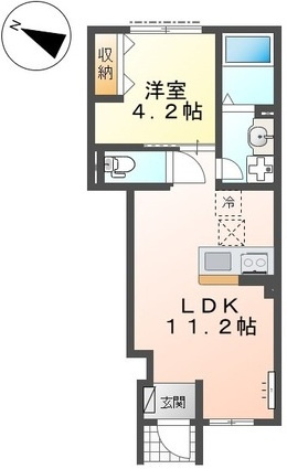 べルード篠山口の間取り