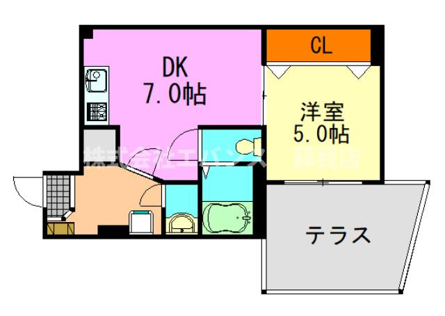 【間取り】 | エクセレントコート千葉新宿
