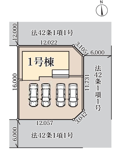 市原市桜台3丁目の区画図