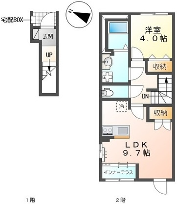 辻が花の間取り