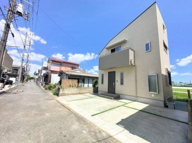 調布市多摩川７丁目 京王線 調布駅 新築戸建の前面道路含む現地写真