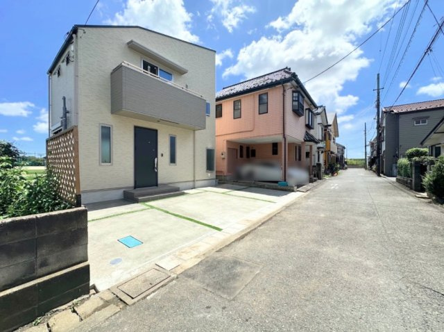 調布市多摩川７丁目 京王線 調布駅 新築戸建の前面道路含む現地写真
