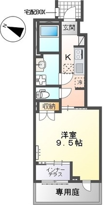 （仮）中野新築アパートⅡの間取り