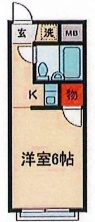 ハウス千駄木の間取り