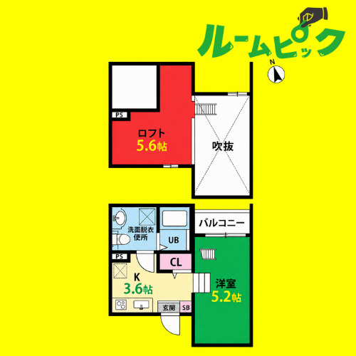 Fiore(フィオレ)　名古屋市賃貸　仲介手数料無料の間取り