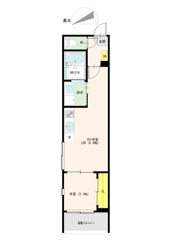 【間取り】 | サンメイプル上新庄