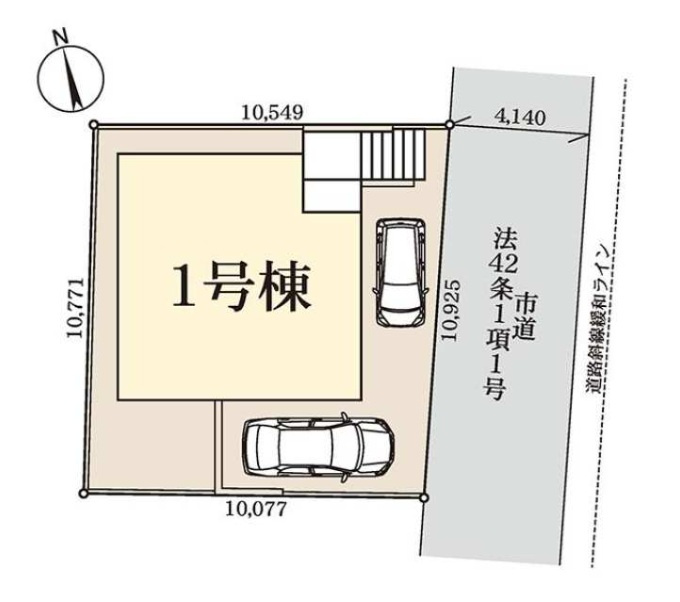 船橋市丸山4丁目の区画図