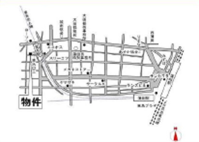 シロス蓮沼の地図