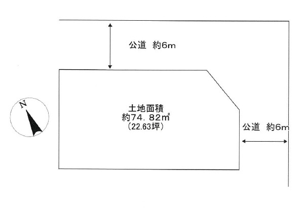 大阪市旭区清水1丁目の区画図