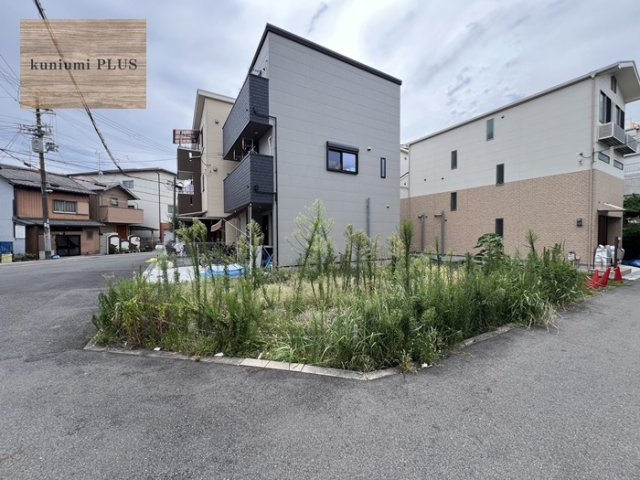 大阪市旭区清水1丁目の前面道路含む現地写真