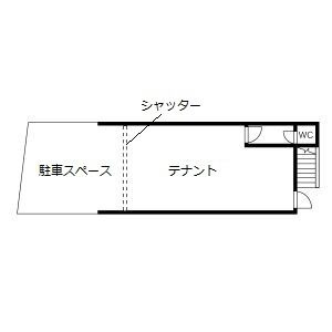 茨木市水尾１丁目の倉庫の間取り