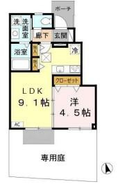 ラフィーネ林Ⅲの間取り|※間取りが現況と異なる場合は現況を優先します※