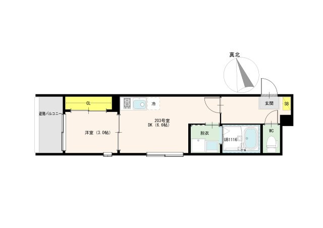 【間取り】 | サンメイプル上新庄