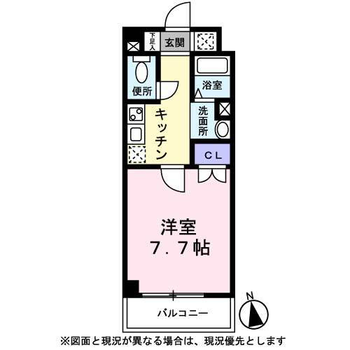 Ｇｒａｃｅ　Ｃｏｕｒｔ　南柏の間取り|間取り図