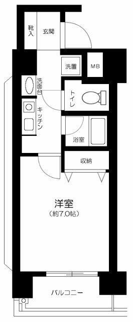 セントパレス錦糸町の間取り|間取りです。